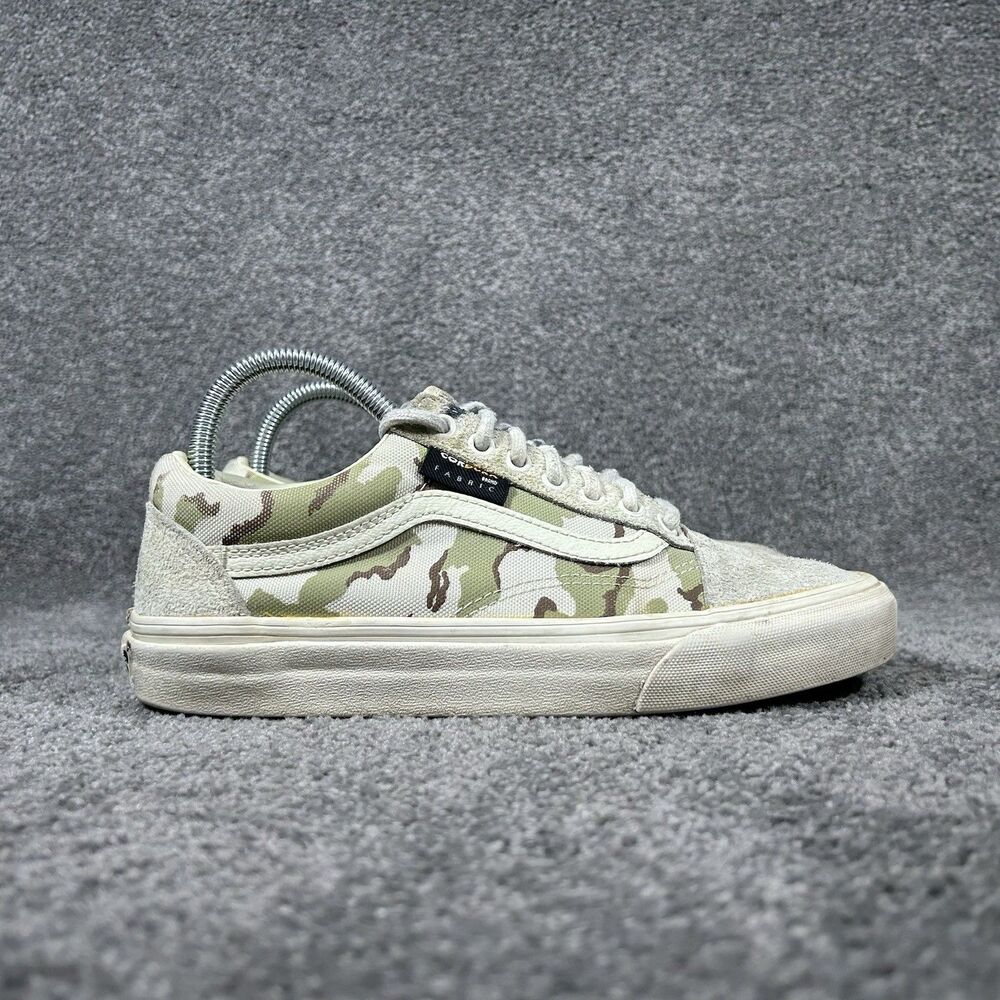 Vans Old Skool Cordura Women’s Sz 8 Men's Sz 6.5 Desert Camo Skate Shoes Used